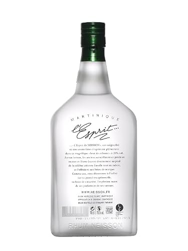 NEISSON - L'Esprit BIO - Rhum Agricole Bio - Origine : France/Martinique - Rhum biologique AOC - 70% Alcool - 70 cl – vue 2