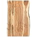 UnfadeMemory Tablero de Mesa Cocina Rústico,Superficie/Encimera de Madera,Madera Maciza Acacia (100x60x3,8cm)