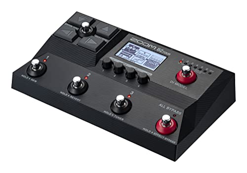 ZOOM B2 FOUR Pédale multi-effets pour basse avec émulation d'ampli fidèle et dynamique