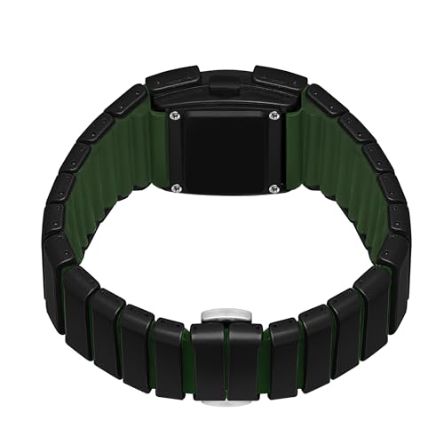 Image of Shocknshop Digital Sleek Minimal Design Multifunctional Electronic LED Black Dial Unisex Wrist Watch for Men Women -WCH376