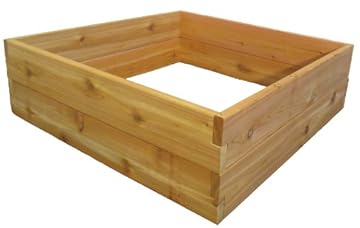 raised garden bed made from pallets