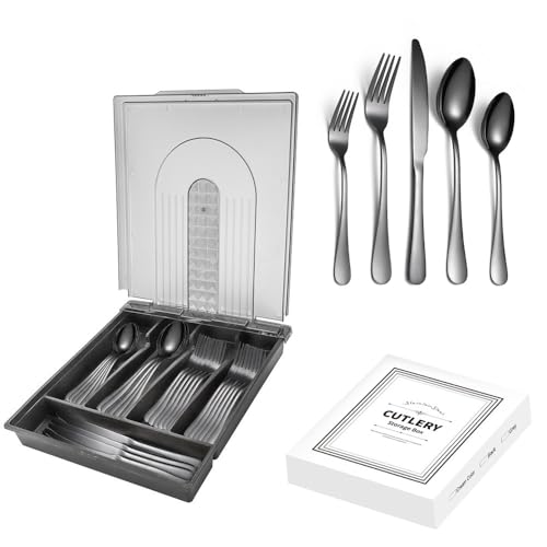Set Cubiertos Cocina 40 Piezas Acero Inoxidable