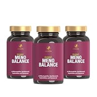 VITACTIV MenoBalance - Wechseljahre Kapseln Pflanzlich - Nachtkerzenöl, Yamswurzel, Hopfen, Mönchspfeffer plus B Vitamine - Gegen Wechseljahre Symptome - Hormonfrei & Vegan - 180 Menopause Kapseln