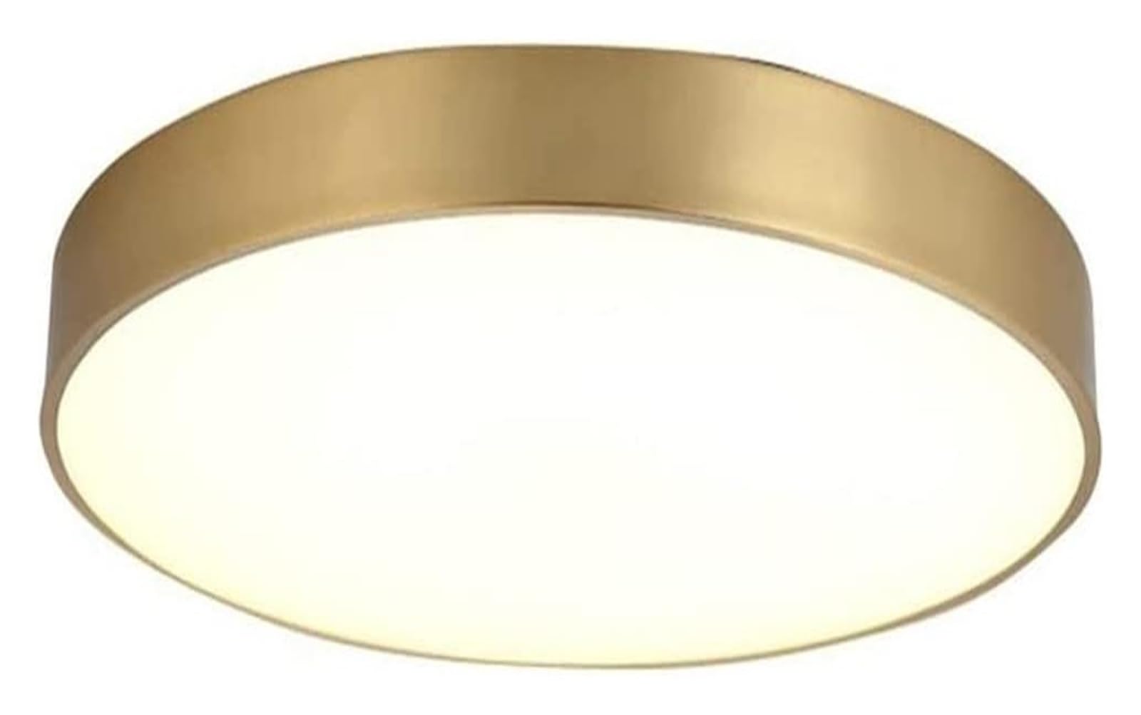 Lámpara de Techo LED Redonda Dorada con atenuación Tricolor, Ideal para balcón, Porche, Cocina o baño. Luminaria Moderna para iluminación de Exteriores.