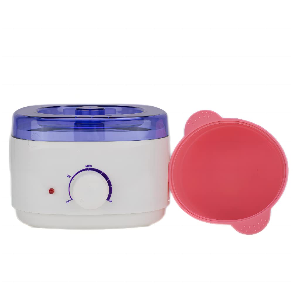 Kit per ceretta Set di cera adatto per pelli sensibili, riscaldatore di cera dura per la depilazione elettrico di fascia alta, set di riscaldatori per cera digitale adatto per viso, corpo, braccia e