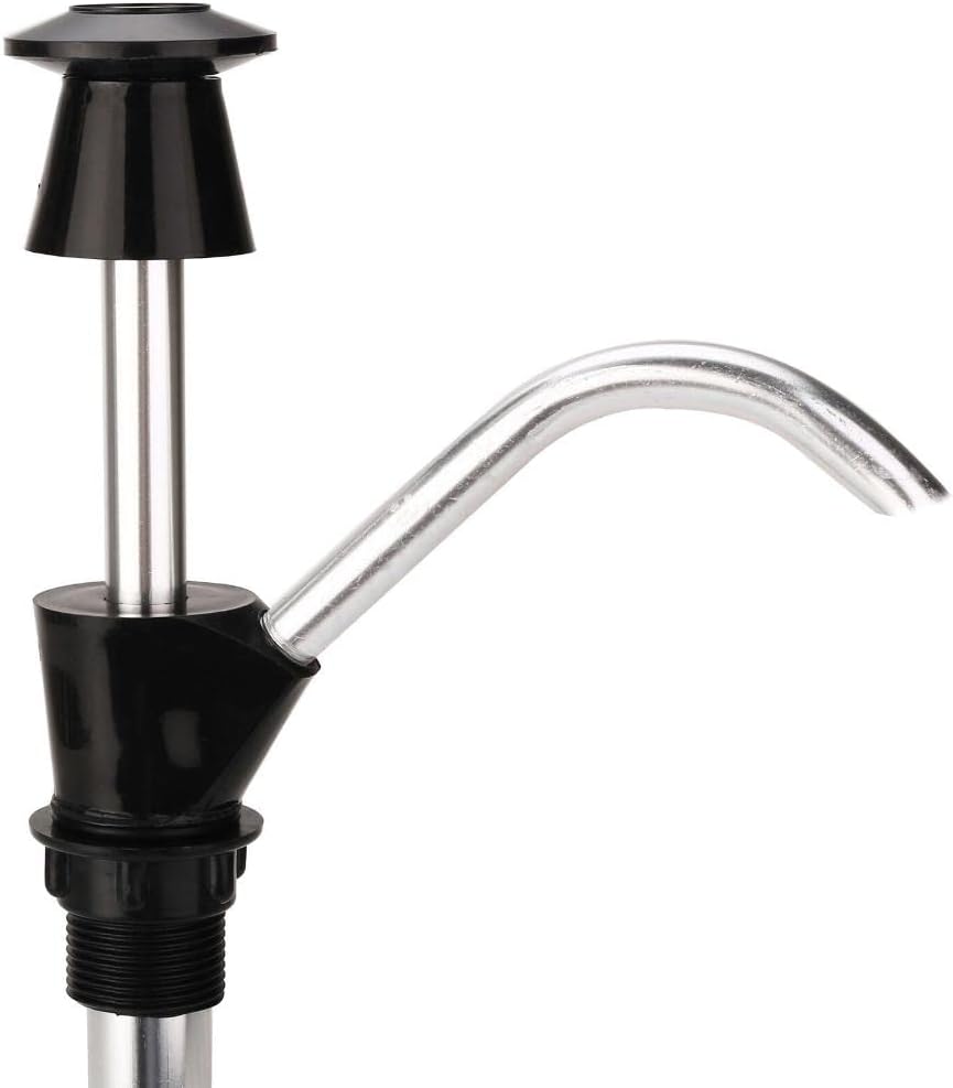 Black Hand Pump for Sink - Caravan Water Tap for Camping, Trailer, Motorhome - Drum Pump Replacement