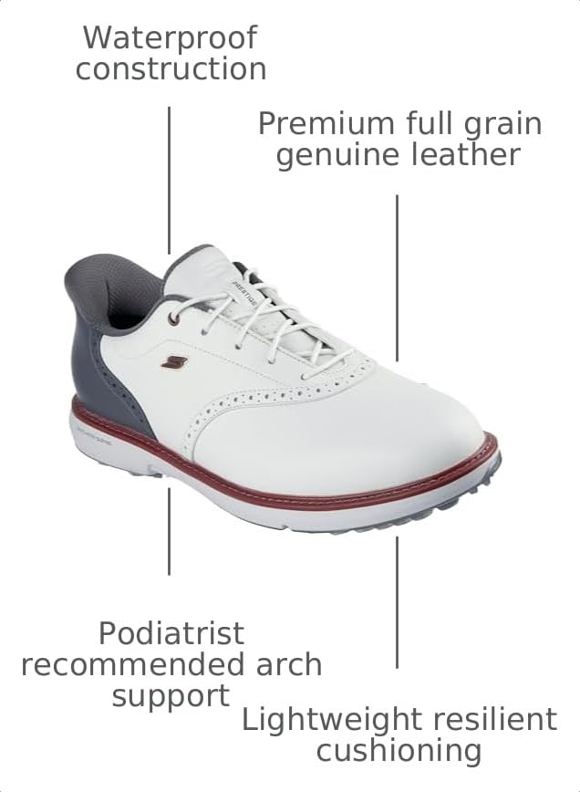 Image of Skechers Men's Prestige Slip-in Arch Fit Golf Shoe