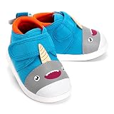 ikiki Squeaky Shoes for Toddlers w/Adjustable Squeaker (11, Sascha Narwhalski)