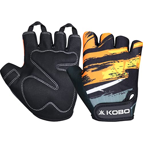 Kobo WTG-66 Weight Lifting Gym Gloves Hand Protector for Fitness Training