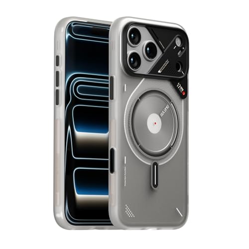 Image of Aulumu A17 iPhone 17 Pro Magnetic Thermal Case | CoolHyper | with Camera Control | IMD Technology | Compatible with Magsafe | Touch Translucent White