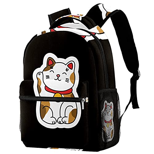 Sac à dos de voyage chat porte-bonheur pour sorties scolaires