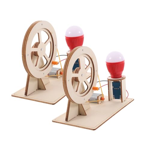 Gadpiparty 2juegos Generador De Manivela Manual Motor Generador Eléctrico Casero para Kit De Ciencia De Luces Led para Proyectos Educativos y Experimentos De Bricolaje El Hogar o Escuela