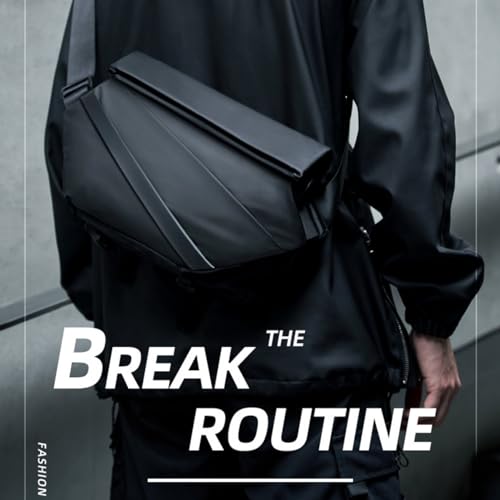 Obsidian Sling Anti-Theft Crossbody Bag, Oxford Waterproof Sports Sling Bag3