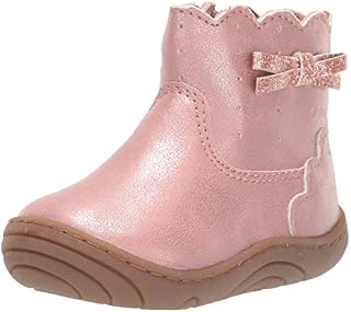 Stride Rite Girls' SR Yuri Ankle Boot, Pink, 6 M US Toddler