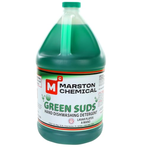 300162 Suds Handwashing Detergent | Premium Quality Clearner Soap for Glassware Pots Pans and Kitchen Utensils | 1 Gallon Container | Manual Hand Washing, Green, Made in USA image 4