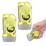 HANABASS Linterna de Manivela Portátil LED sin Pilas Linterna Pequeña de Emergencia 3 Luces Compacta y Ligera para Camping y Actividades al Aire Libre Color Aleatorio Color Aleatorio