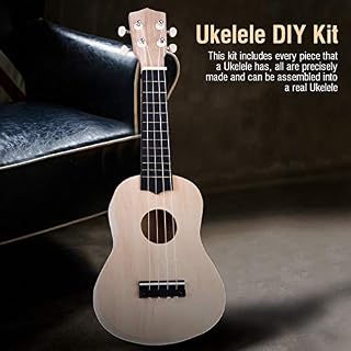 Duokon 21 pouce DIY Ukulele, Basswood 4 Corde Ukelele DIY Kit Accessoire Instrument - Les Beatles, Paul McCartney, John Lennon, RIngo Starr, George Harrison Duokon 21 pouce DIY Ukulele, Basswood 4 Corde Ukelele DIY Kit Accessoire Instrument – Image 2