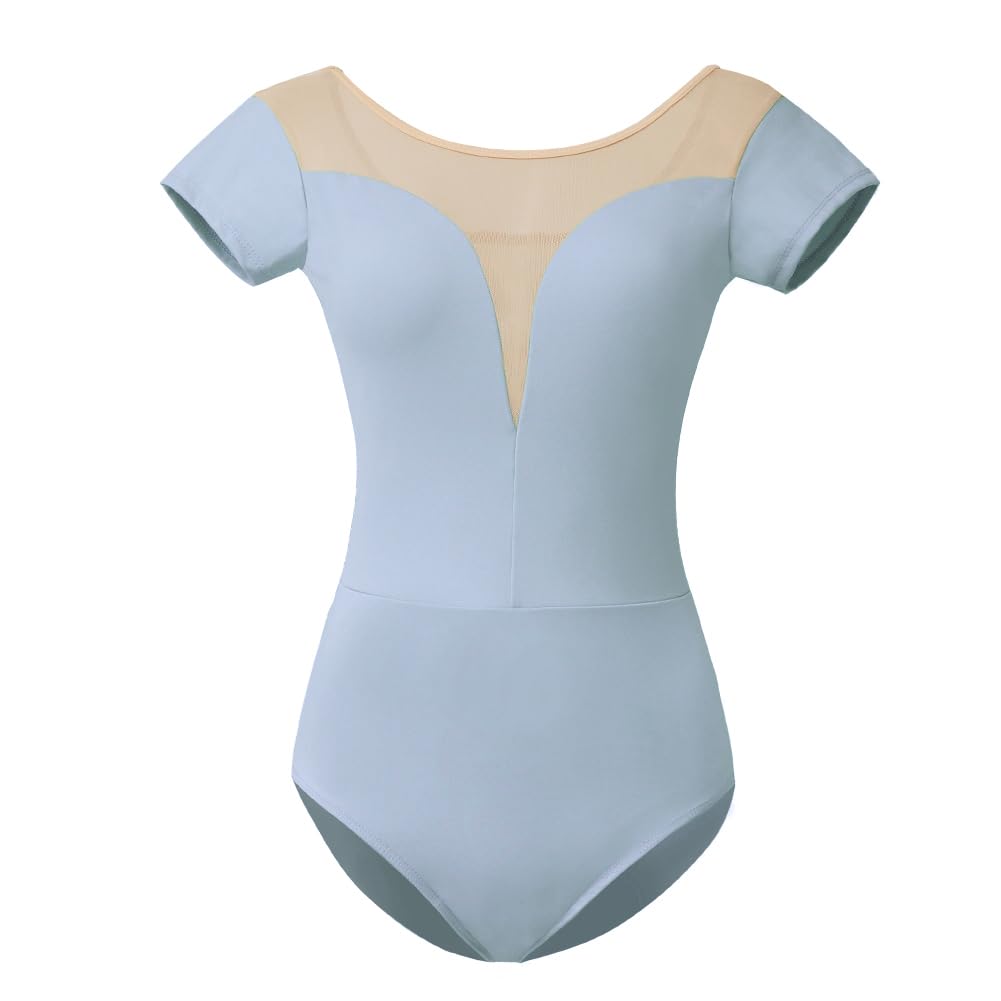 ROYAL SMEELA Body donna danza classica body ballerina danza classica adulto body danza manica corta donna body ballo donna body da balletto body di danza classica per le donne body di ginnastica