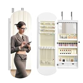 RQZ 8 LEDs Mirror Jewelry...