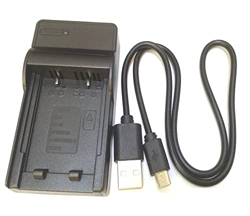 Cargador NB-2LH USB portátil con indicador LED para Canon Rebel XT