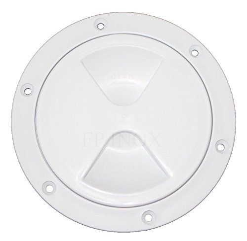 Couvercle De Trappe Circulaire En ABS Pour Bateau - 10.2 Cm De Diamètre - Blanc Ou Noir, étanche Avec Joint
