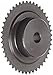 Martin Roller Chain Sprocket, Reboreable, Type B Hub, Single Strand, 25 Chain Size, 0.25" Pitch, 45 Teeth, 0.5" Bore Dia., 3.725" OD, 2" Hub Dia., 0.11" Width