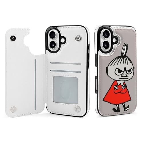 For iPhone 16plus ���[�~�� �O�J�[�h���[ �蒠�^ iPhone �P�[�X ��d�}�O�l�b�g PU ���U�[ �u���b�N TPU ���� 3 �J�[�h�X���b�g �����X�^���h �����Y���i���݌v �S���ʑϏՌ� �V���[�g�t���b�v ���f�B�[�X �ʋ� �V���v�� 