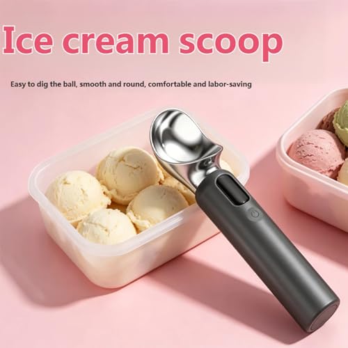 Cuillère à crème glacée LED outil dessert température contrôlée - 5