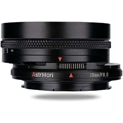 AstrHori18 mm F8 Shift Lens Wide Angle Lens Full Format MF for Mirrorless Cameras for E-Mount Cameras A5000 A5100 NEX A7 A7I A7R A7RI A7RI A7RIV A7S A7SI A9 and More Cover