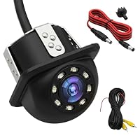 AHD Rückfahrkamera Auto mit 8 LEDs, Nachtsicht 170° Weitwinkel Fisheye, IP68 Wasserdicht, Komplettset mit RCA Kabeln, Universelle Einparkhilfe Rückfahrkamera für 12V Pkw SUVs und LKW – Ansicht 8