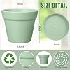 Amazon.com: Mumufy 54 Pack 4 Inch Plant Pots Bulk Small Planter with ...