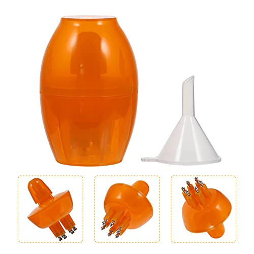 DOITOOL 1 Set Couro Cabeludo Aplicador de Soro Vazio Frasco Aplicador Aplicador Conta- Gotas Com Fun