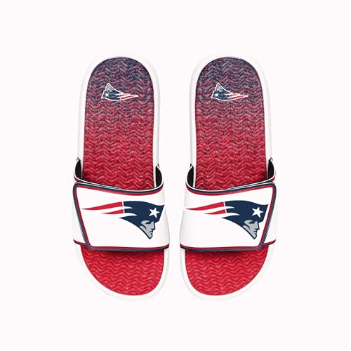 Image of FOCO mens Nfl Primary Team Logo Gradient Gel Slide Sandals
