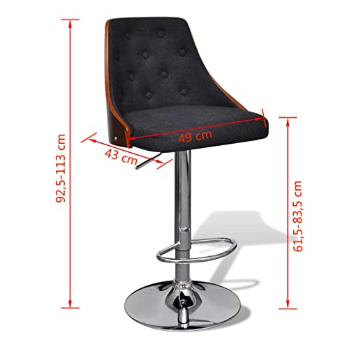 Tabouret de bar réglable ergonomique pour soulager le dos