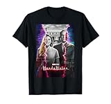 Marvel WandaVision Scarlett With & Vision Glitch Poster T-Shirt