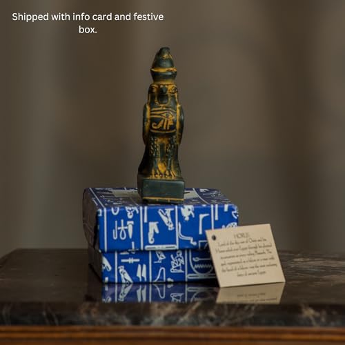 Figura decorativa estatua Horus 4 pulgadas miniatura 4