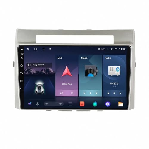 Radio coche 2 DIN con Bluetooth para Toyota Corolla Verso 2004-2009 y memoria 4G+64G