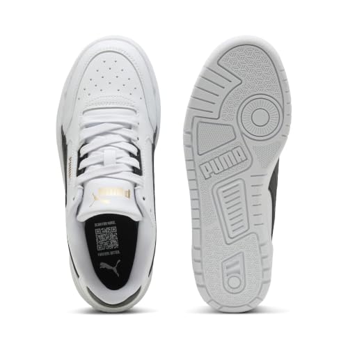 PUMA Sneakers Classiques Shuffle Downtown Enfant et Adolescent 36, White Black Gold