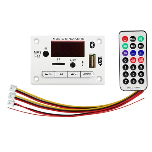 12V Audio Handsfree MP3 Decoder Board Car USB TF Card Slot FM Bluetooth Module
