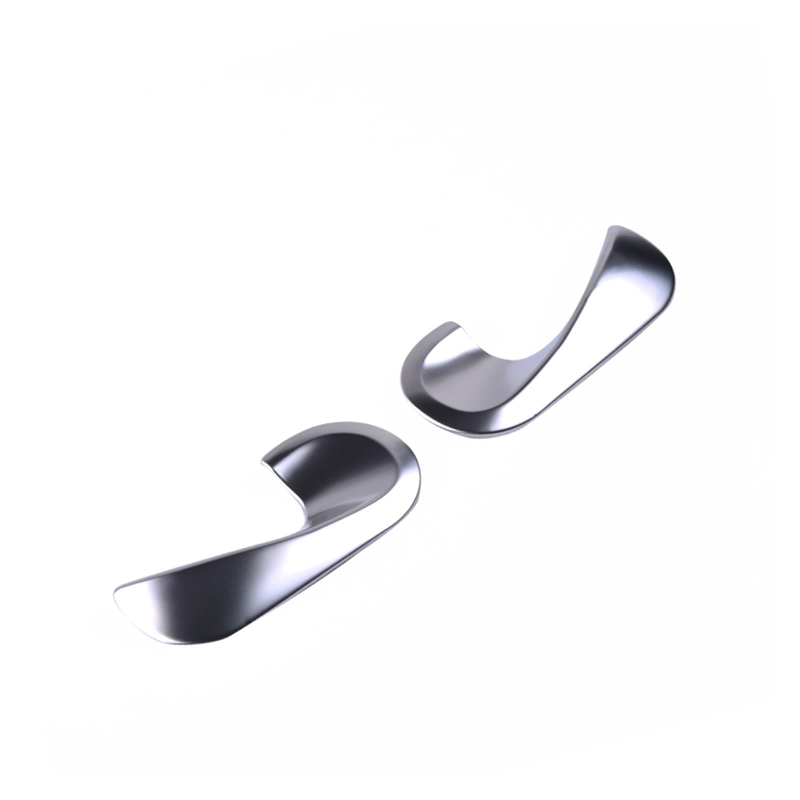 Maniglia Interna Coperchio Vaschetta Interna in Acciaio Inossidabile per Fortwo per Forfour 453 Maniglia Dell'auto Adesivi per Auto Accessori Decorazione(Door Handle Silver-2)