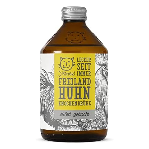 6 x 525ml Freilandhuhn Knochenbrühe 100% BIO Cover