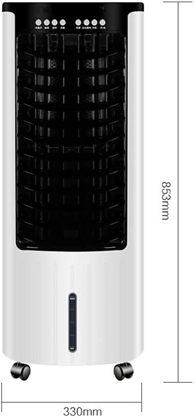 Mobile Air Conditir Compact and Portable, Quiet Three-in- Evaporative Air Cooler/Humidifier/Fan, White