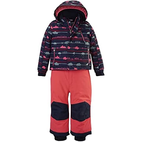 first instinct by killtec FISW 5 MNS Jckt and PNTS 3 in 1 Skioverall/Schneeanzug mit abzippbarer Hose und Kapuze, Coral pink, 110/116 Cover