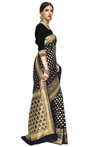 Glory Sarees Women's Kanchipuram Art Silk Saree With Blouse Piece