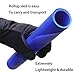 Snow Sled Mat, Roll Up Flexible Snow Sled for Kids Adults Flying Lightweight Carpet Snowboard Sled Winter Downhill Outdoors Snow Sled Board Rolling Snow Slider Snow Sledding Equipment, 36 X 18inches