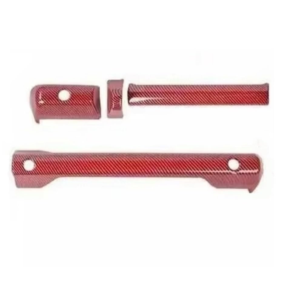 DYOG Car Interior Decoration Cover for Suzuki for Jimny 2019 2020 2021 2022 2023 2024 2025 Car Interior Center Console Copilot Handle Decoration Strip Cover(Red for LHD)