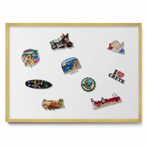 Panneau Mural Magnétique 70x50 cm – Tableau Aimanté Élégant Avec Cadre Plastique, Surface Pour Mémos, Listes De Tâches, Organisation Familiale Et Décoration