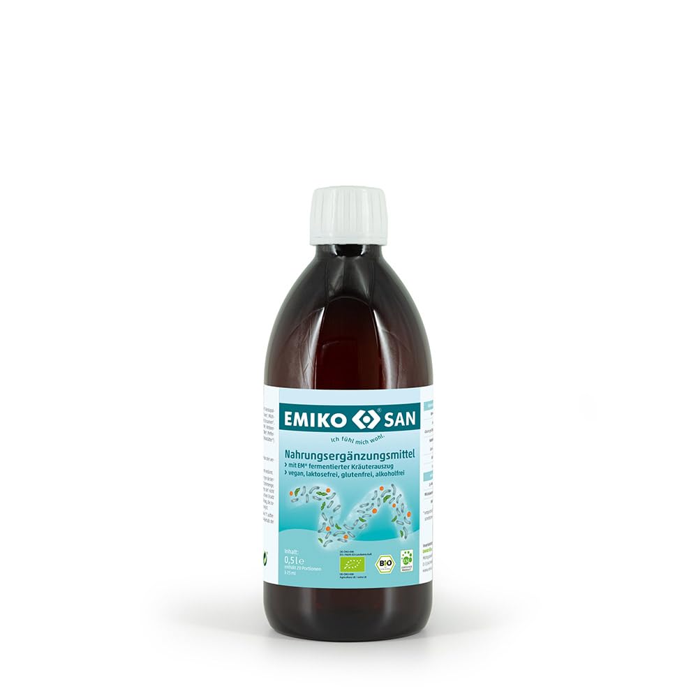 EMIKOSAN effektive Mikroorganismen 0,5 l – Bio, roh, vegan