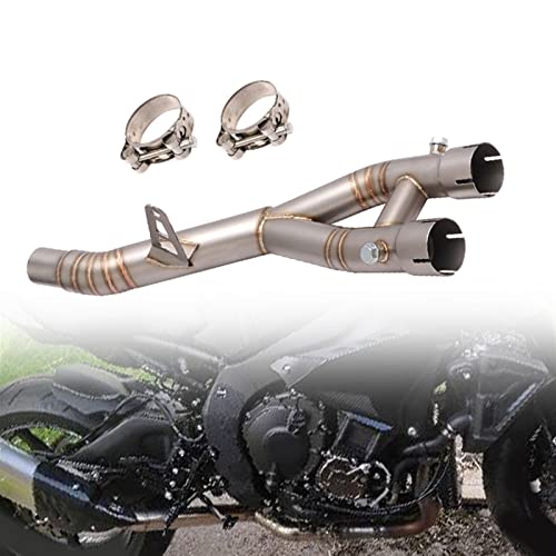 Raccord d'échappement 60mm pour supprimer le catalyseur sur Yamaha R1 et MT-10
