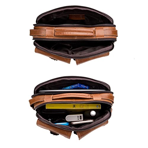 Bolso de negocios para hombre con diseño de bolso colgante multifuncional 6